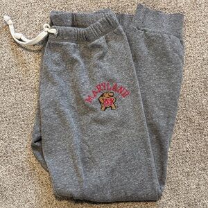 Vintage UMD Jogger Sweatpants with Maryland Logo